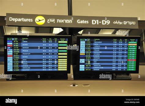 ben gurion intl departures